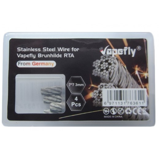 Vapefly | Brunhilde RTA Steel Wire / Edelstahl-Dochte