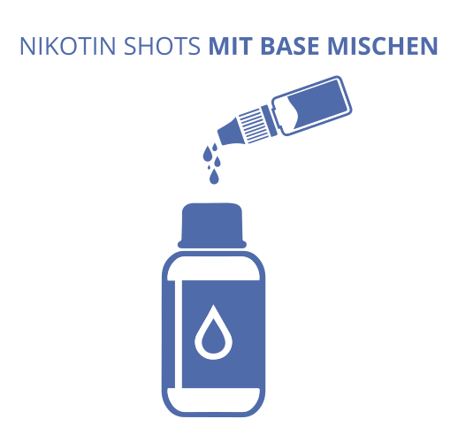 9mg Liquid Base Set mit Nikotin Shots - 910 ml