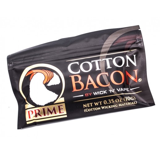 Cotton Bacon Prime - Watte 10g - Wick N Vape - Wickelzubehör -